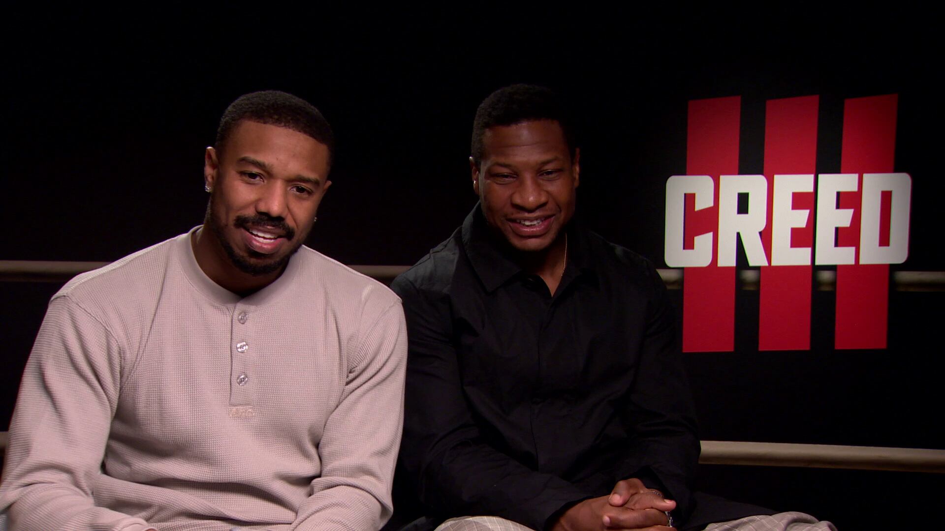 Michael B. Jordan y Jonathan Majors en 'Creed III'