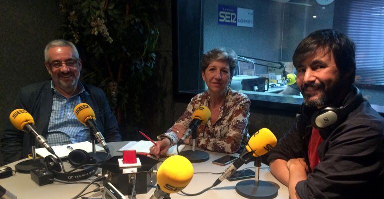 Horacio Rico, Lydia Martínez y Rubén Holguera en Hoy por Hoy Madrid Norte