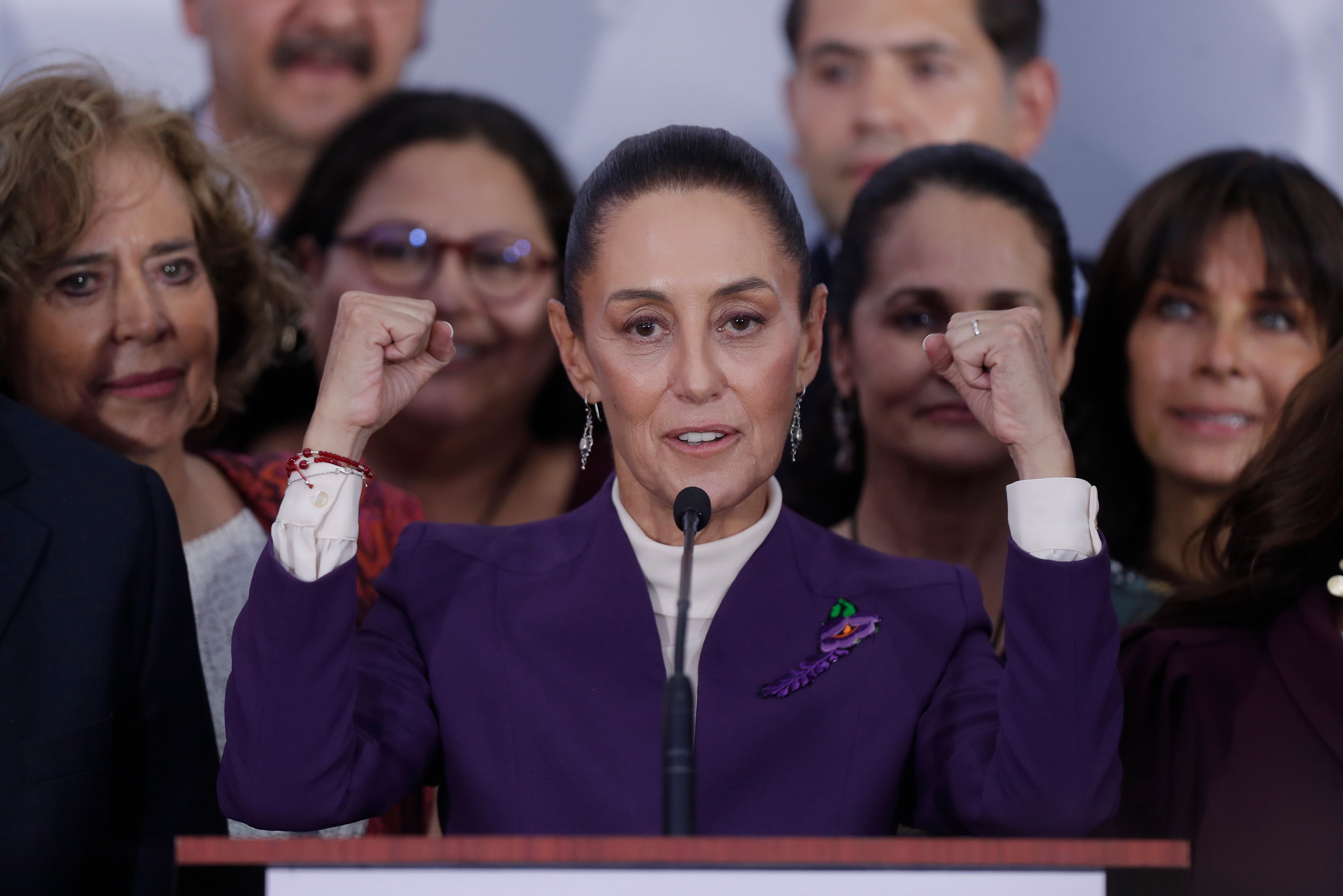 La candidata presidencial del oficialismo mexicano Claudia Sheinbaum es la candidata favorita a hacerse con la presidencia del país azteca, según los últimos sondeos.