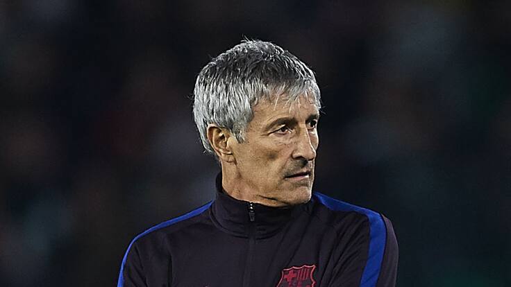 Quique Setién: "El problema es que no pueden jugar todos y hay que decidirse por algunos"