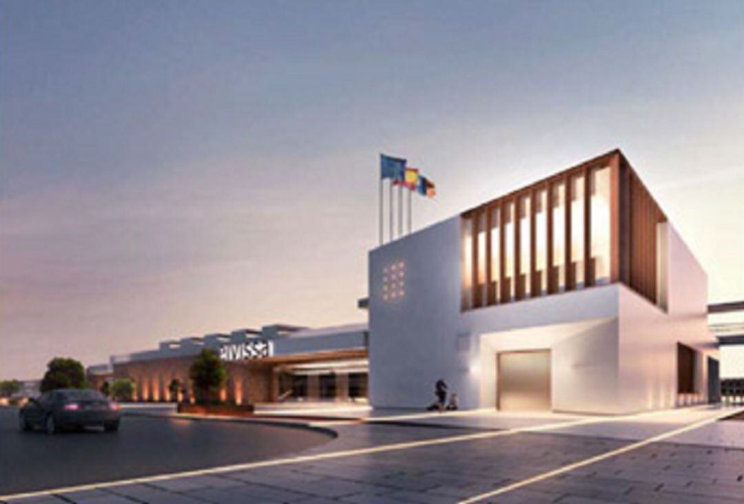 Maqueta de la nueva estación marítima