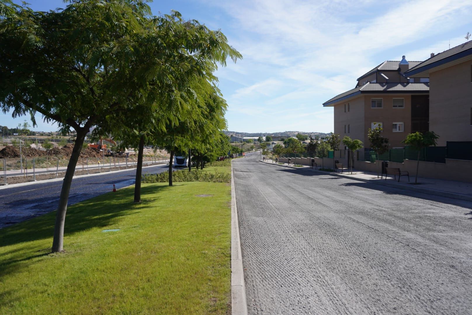 Finalizan las obras de acondicionamiento de la entrada de Colmenar Viejo por la avenida Prado Bastero