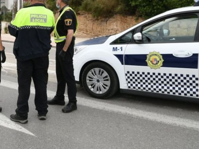 Imagen de archivo de policías de Xàbia