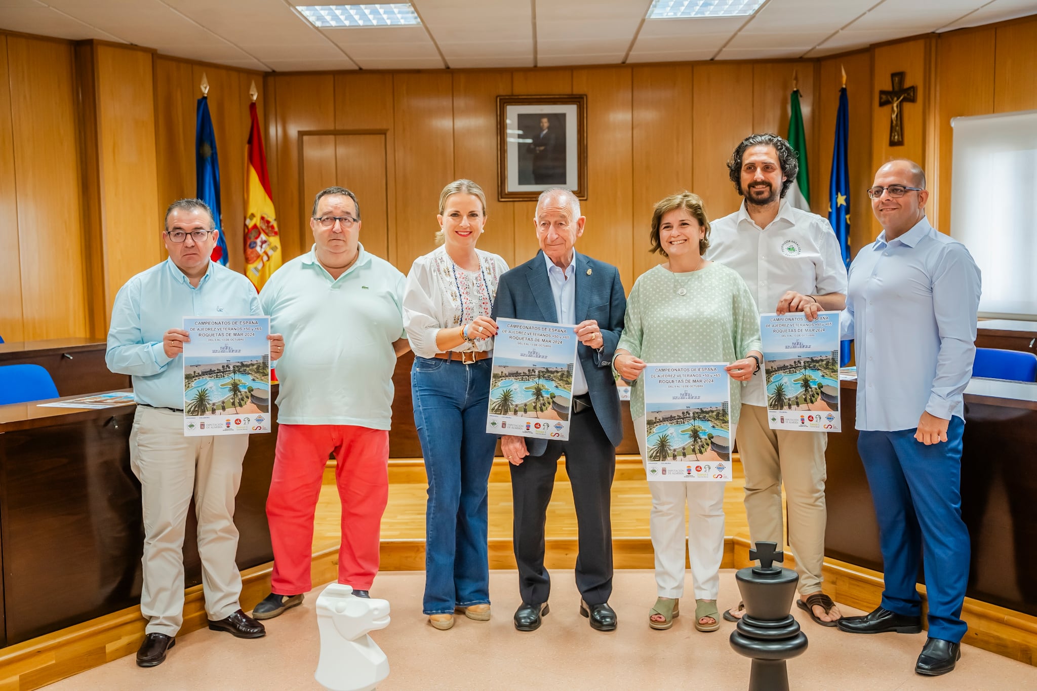 El mejor ajedrez veterano llegará a Roquetas de Mar.