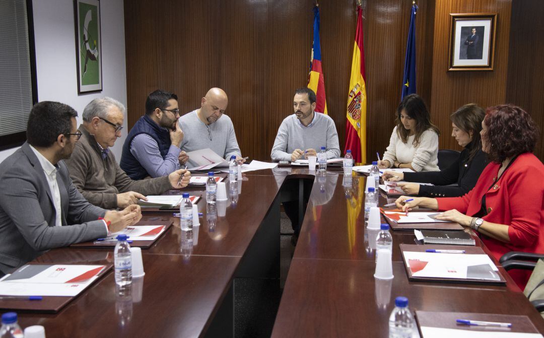 Reunión en la Diputación de Castellón