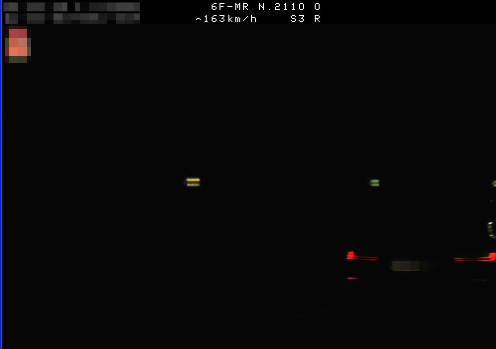 Velocidad marcada por el radar en la capital malagueña