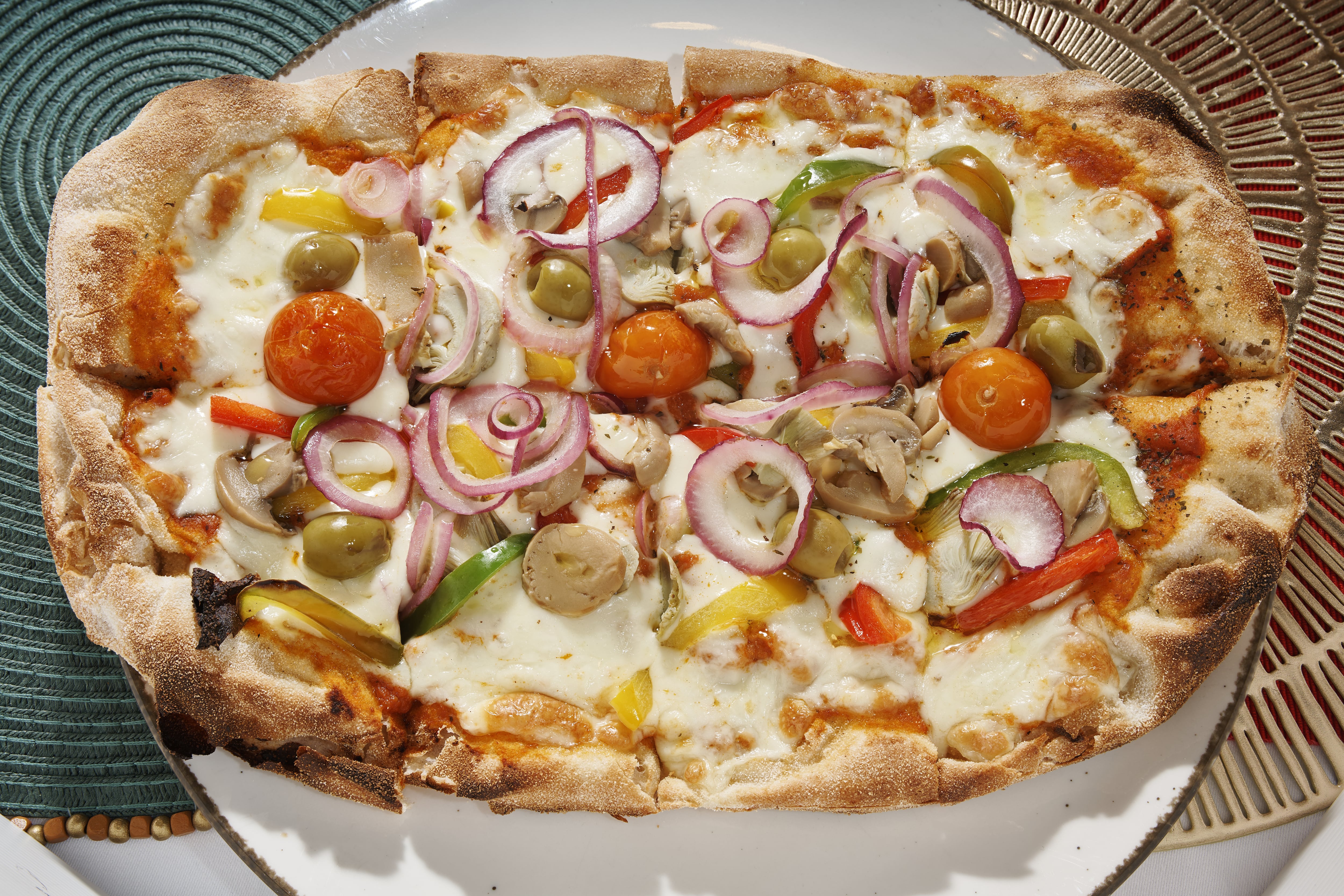 Las pizzas ocupan un lugar de honor en Tre Sorelle