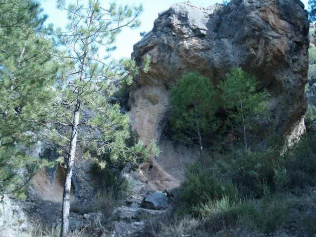 &#039;Piedra de Letrero&#039; de Huéscar (Granada) que alberga pinturas rupestres declaradas por la UNESCo &#039;Patrimonio de la Humanidad&#039;