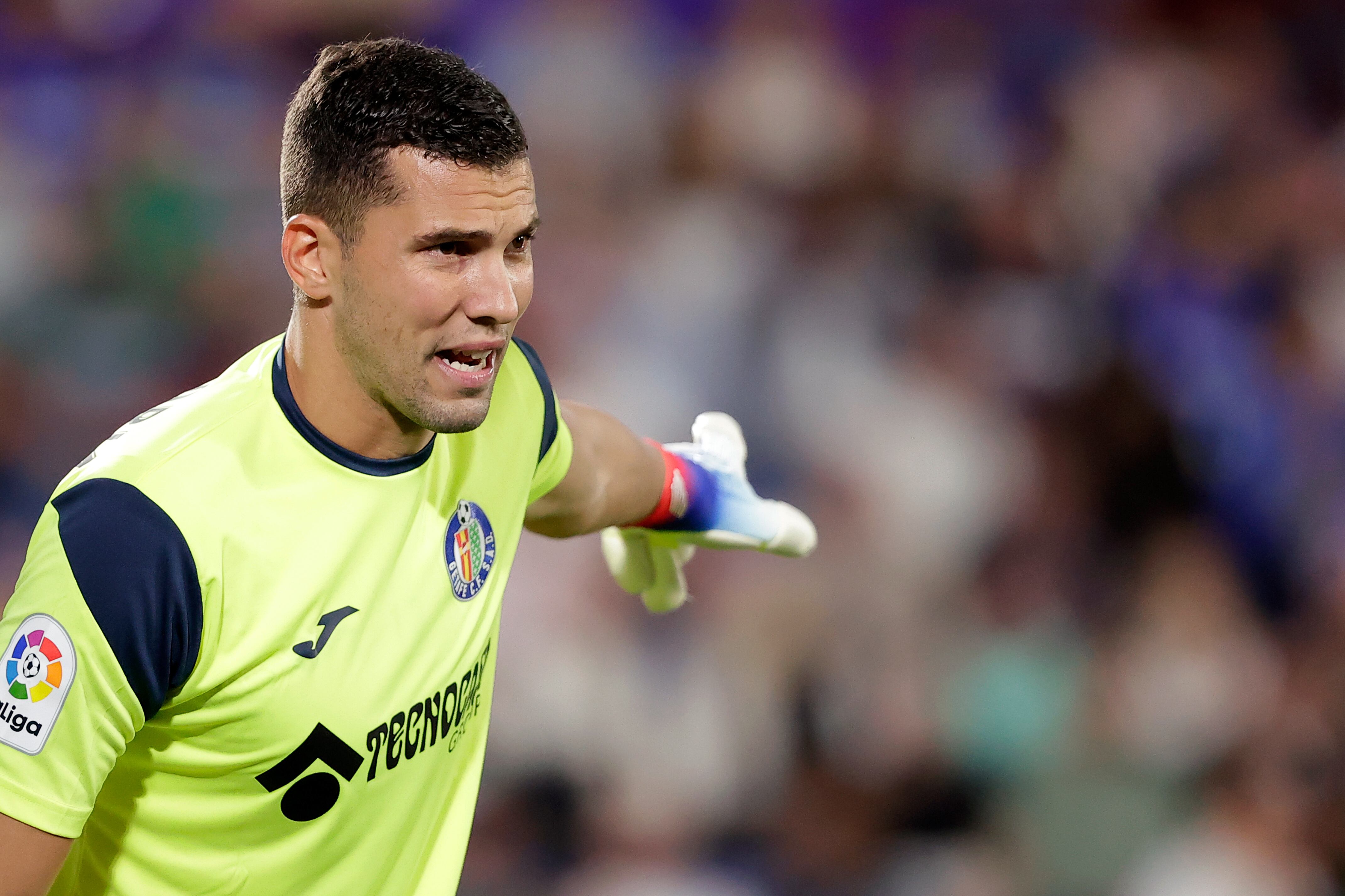 Soria, durante el partido ante el Real Madrid.