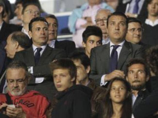 10/05/14 PARTIDO PRIMERA DIVISION LEVANTE - VALENCIA PALCO AMADEO SALVO QUIQUE PINA PRESIDENTE