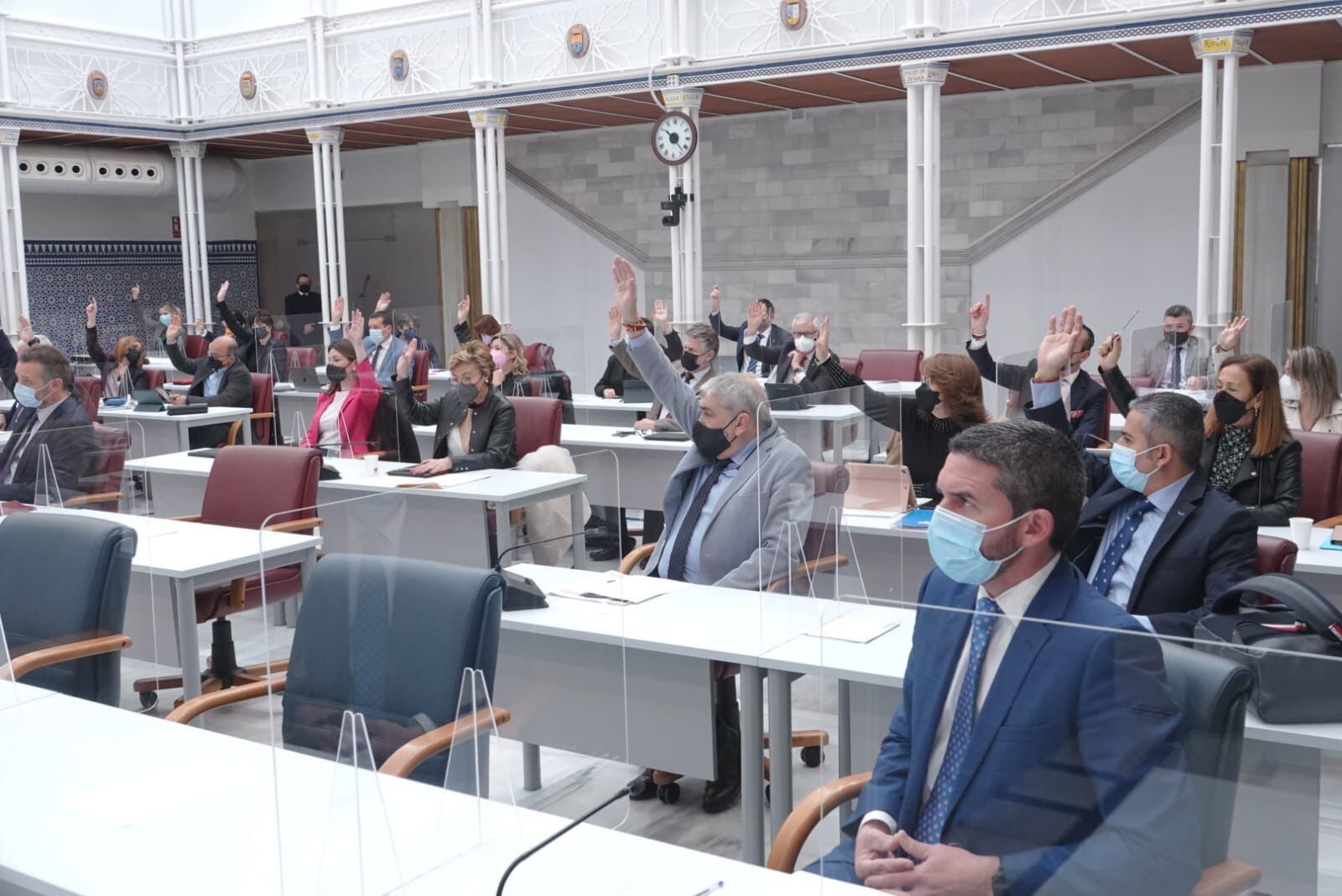 El pleno de la Asamblea Regional de Murcia condena el asalto al pleno municipal de Lorca