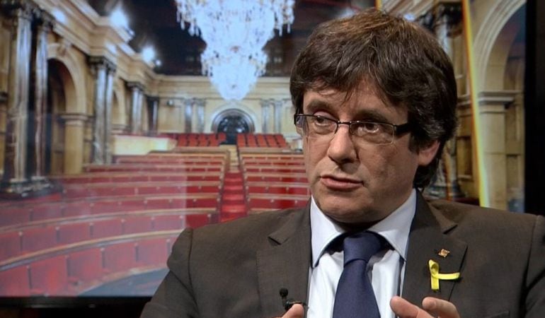 El expresidente de la Generalitat Carles Puigdemont