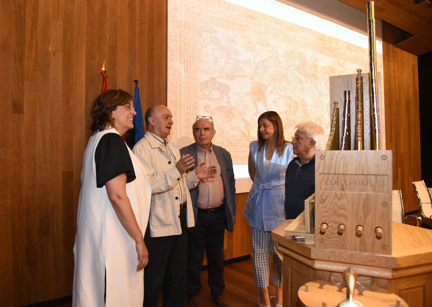 Presentación de hydraulis en el Museo Arqueológico Nacional