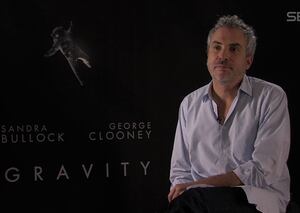 Imagen de la entrevista con Alfonso Cuarón en San Sebastián