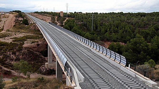 Viaducte del Corredor del Mediterrani a l&#039;Hospitalet de l&#039;Infant