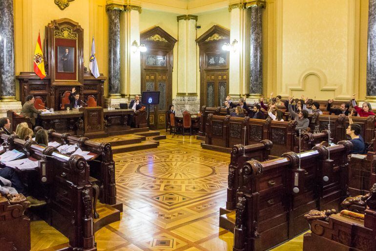 Pleno del Ayuntamiento de A Coruña