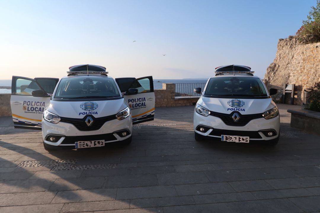 Imagen de archivo de coches de la Policía Local de Ibiza