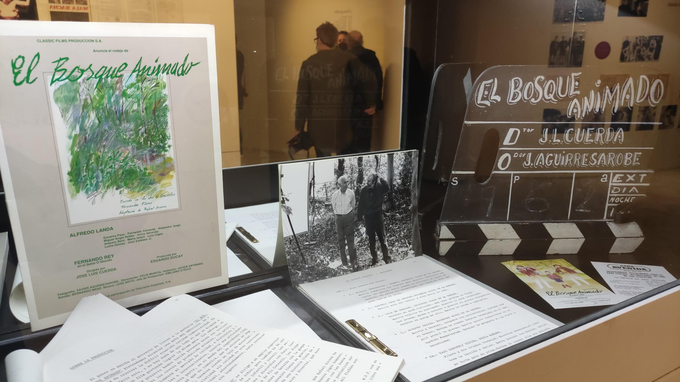 La claqueta y parte de material de 'El bosque animado'