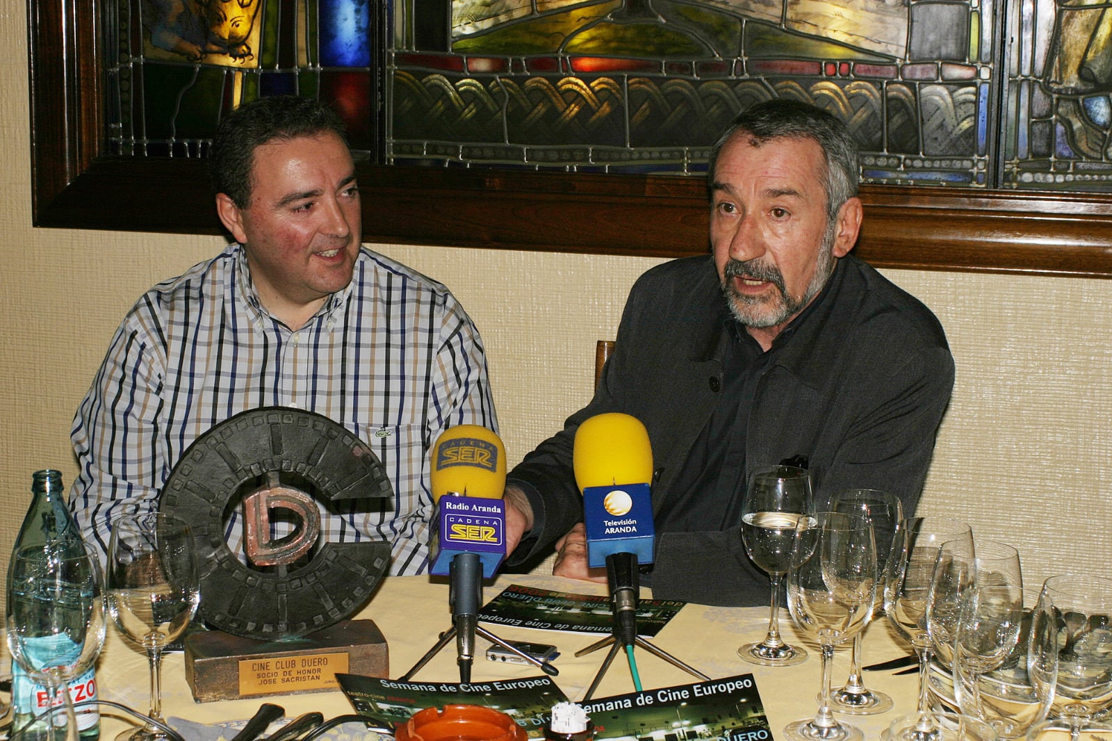 Imagen de archivo, con José Sacristán