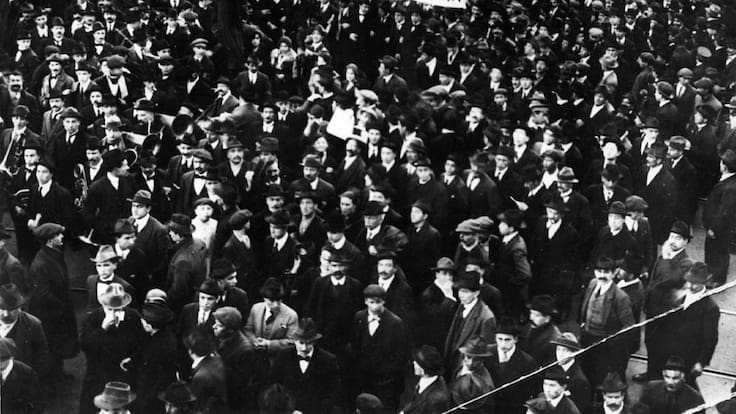 No siempre fue fácil manifestarse