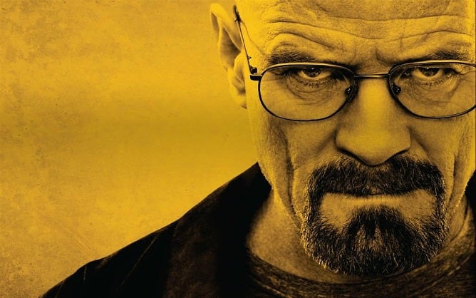 Imagen promocional de &#039;Breaking Bad&#039; con Walter White, interpretado por Bryan Cranston