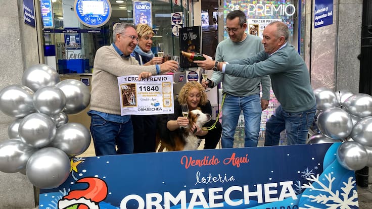 Lotería navidad 2024. El tercero en Ormaechea