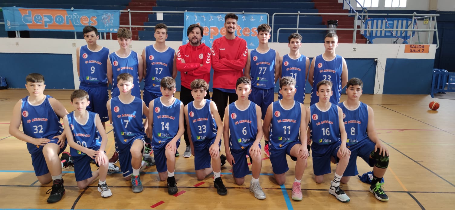 CB Andújar campeón de grupo en el Campeonato de Andalucía infantil masculino.