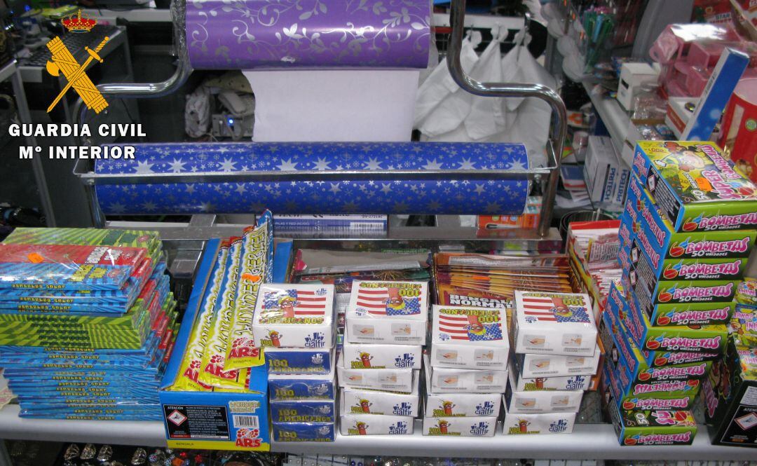 Cinco denuncias en Palencia por venta irregular de material pirotécnico