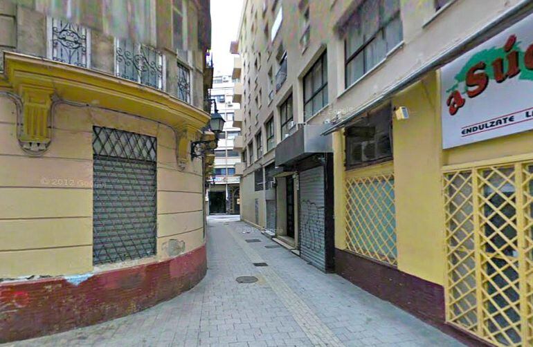 Calle Lazcano de Málaga, dónde ha tenido lugar el suceso