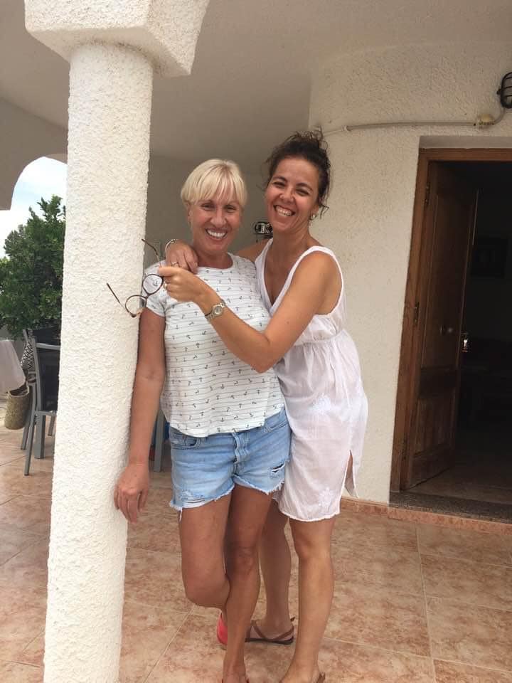 Judith Casal amb la seva mare