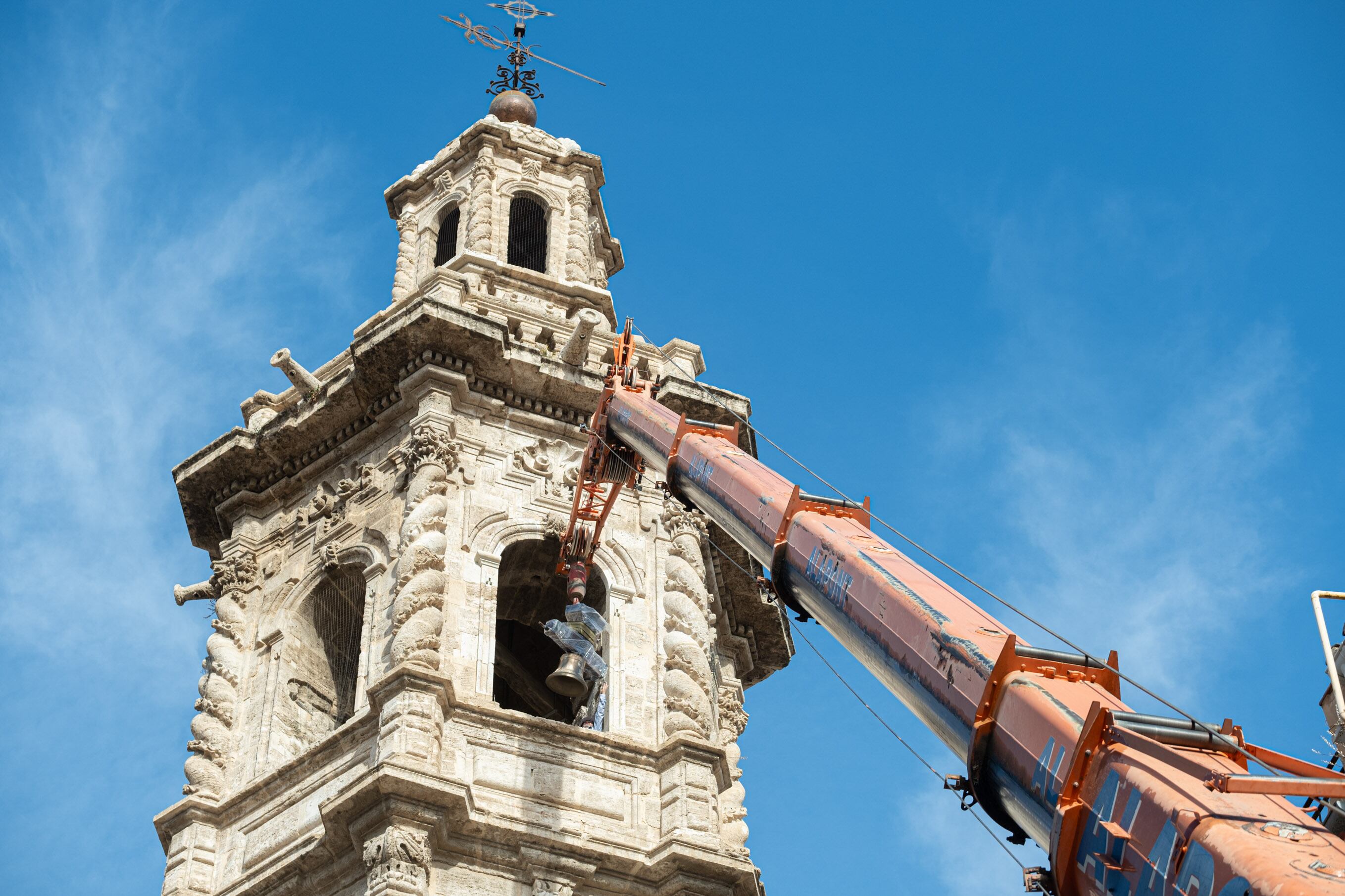 Campanas restauradas de la iglesia de Santa Catalina de València