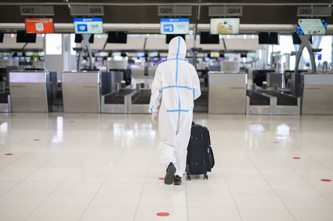 Aeropuerto en tiempo de pandemia