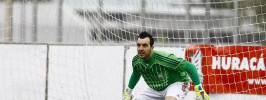 Paco Fernández, capitán y portero del Huracán CF