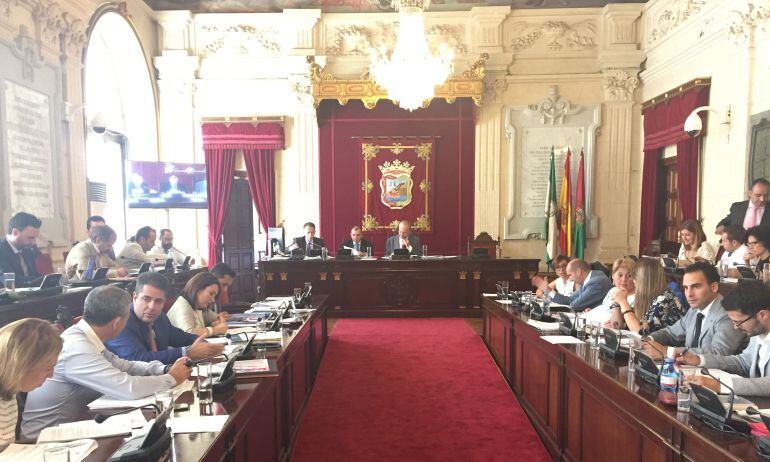 Último pleno en el ayuntamiento de Málaga correspondiente al mes de septiembre