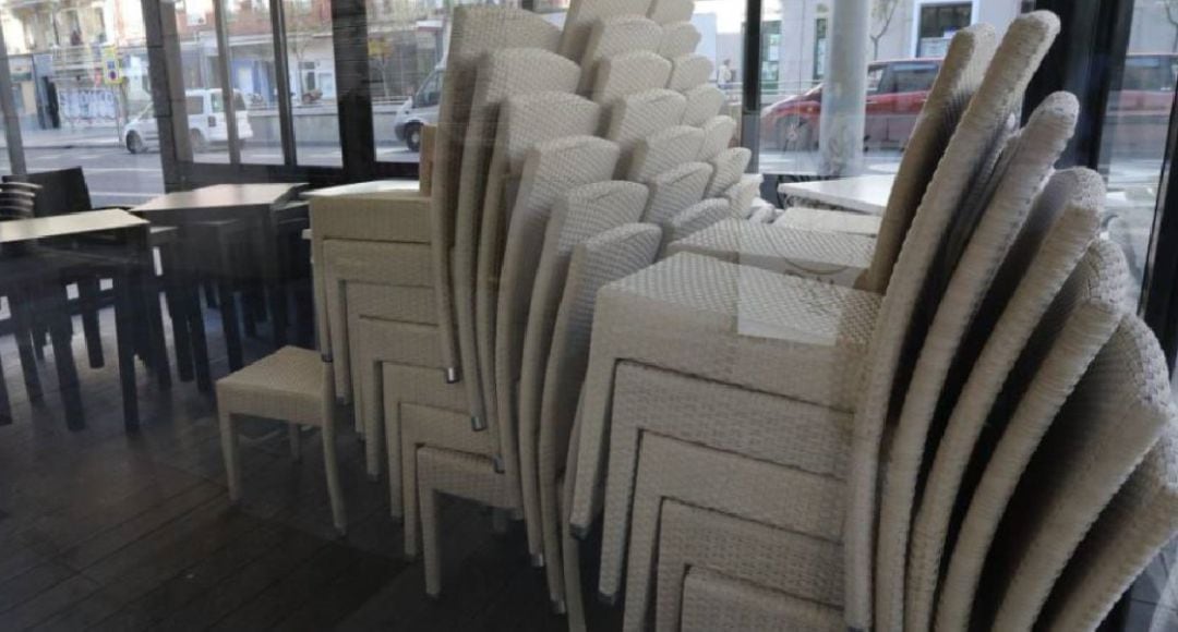 Imagen de archivo de una terraza