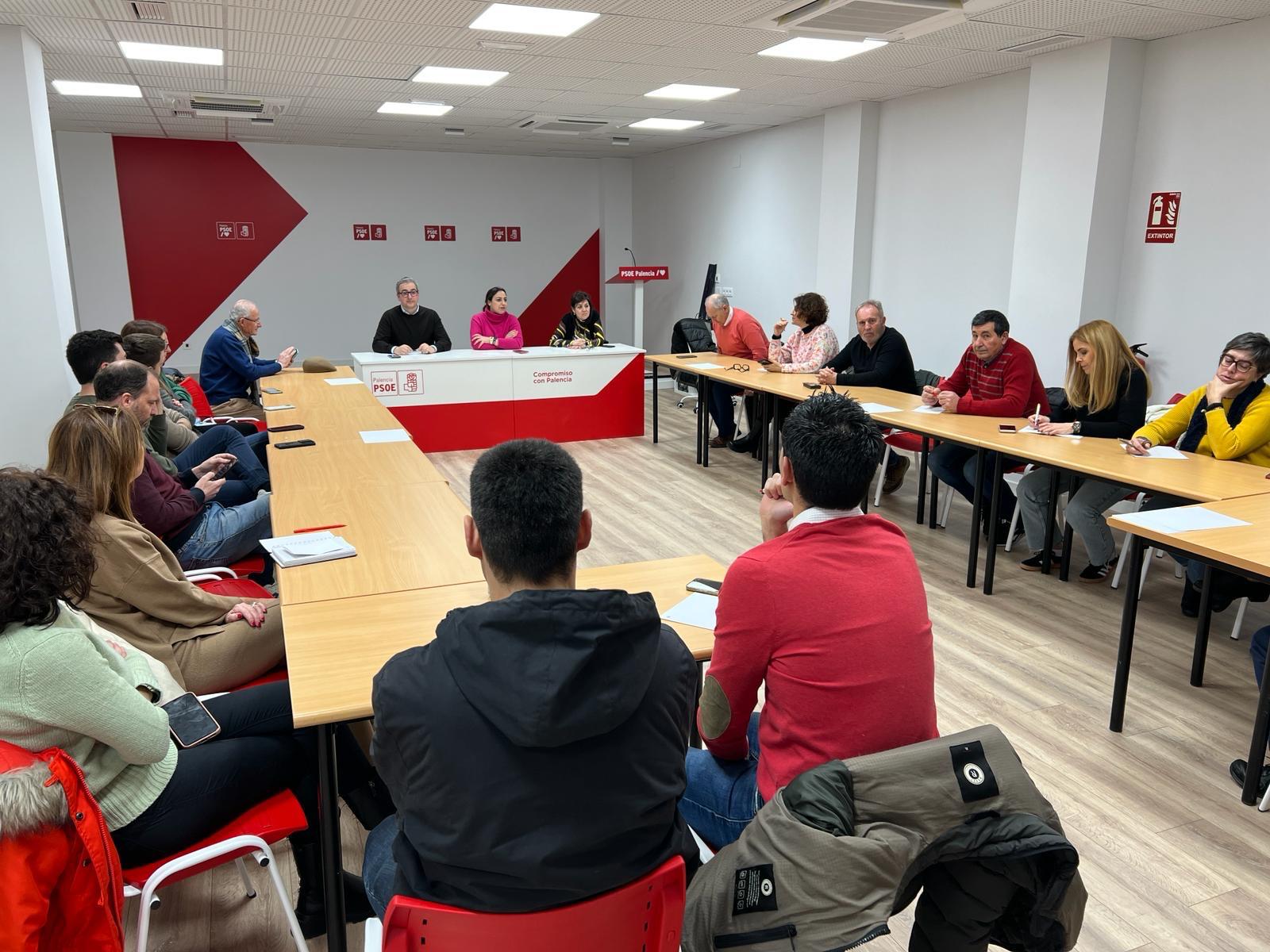 Reunión de la CEP del PSOE de Palencia