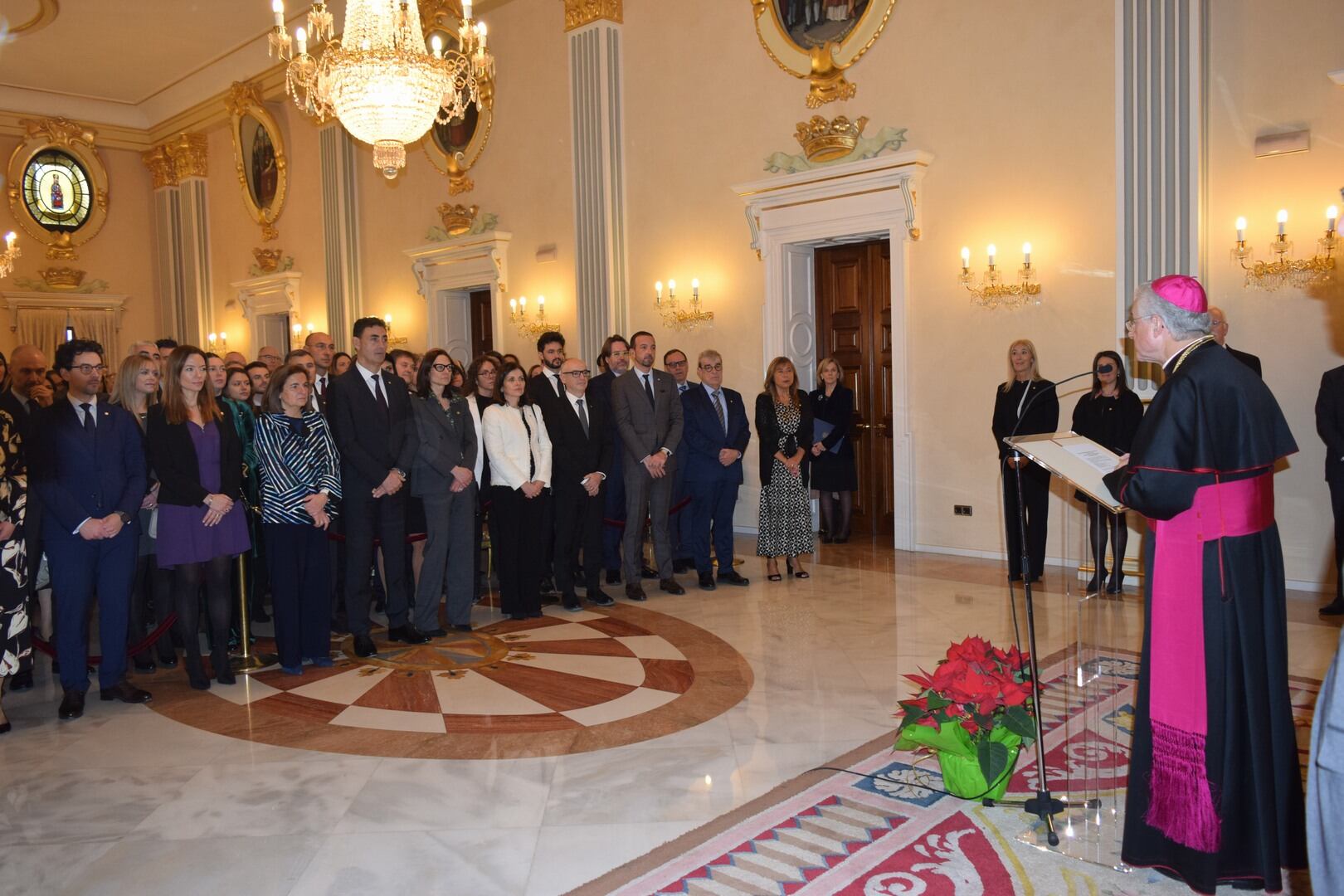 El copríncep episcopal, Joan-Enric Vives, ha ofert la tradicional recepció de Nadal