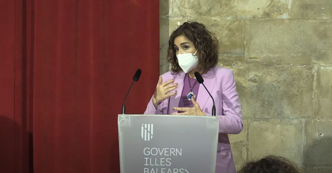 María José Montero, ministra de Hacienda.