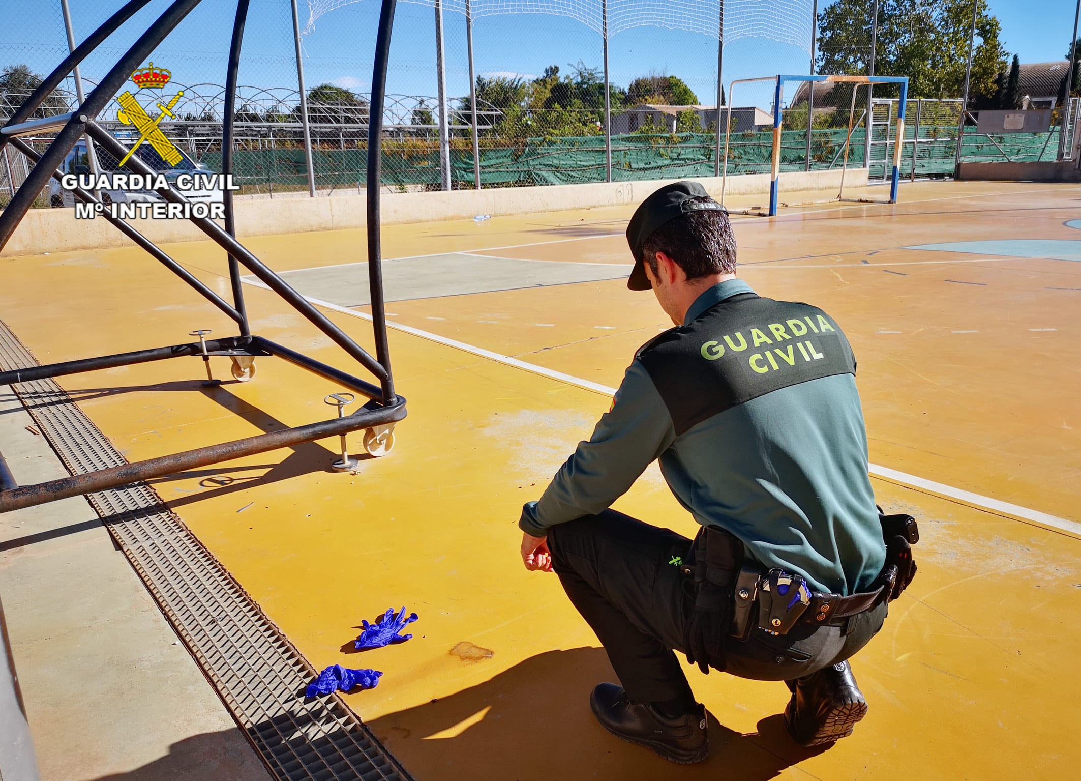 La Guardia Civil detiene al joven sospechoso de apuñalar a otro en unas pistas deportivas de Las Torres de Cotillas