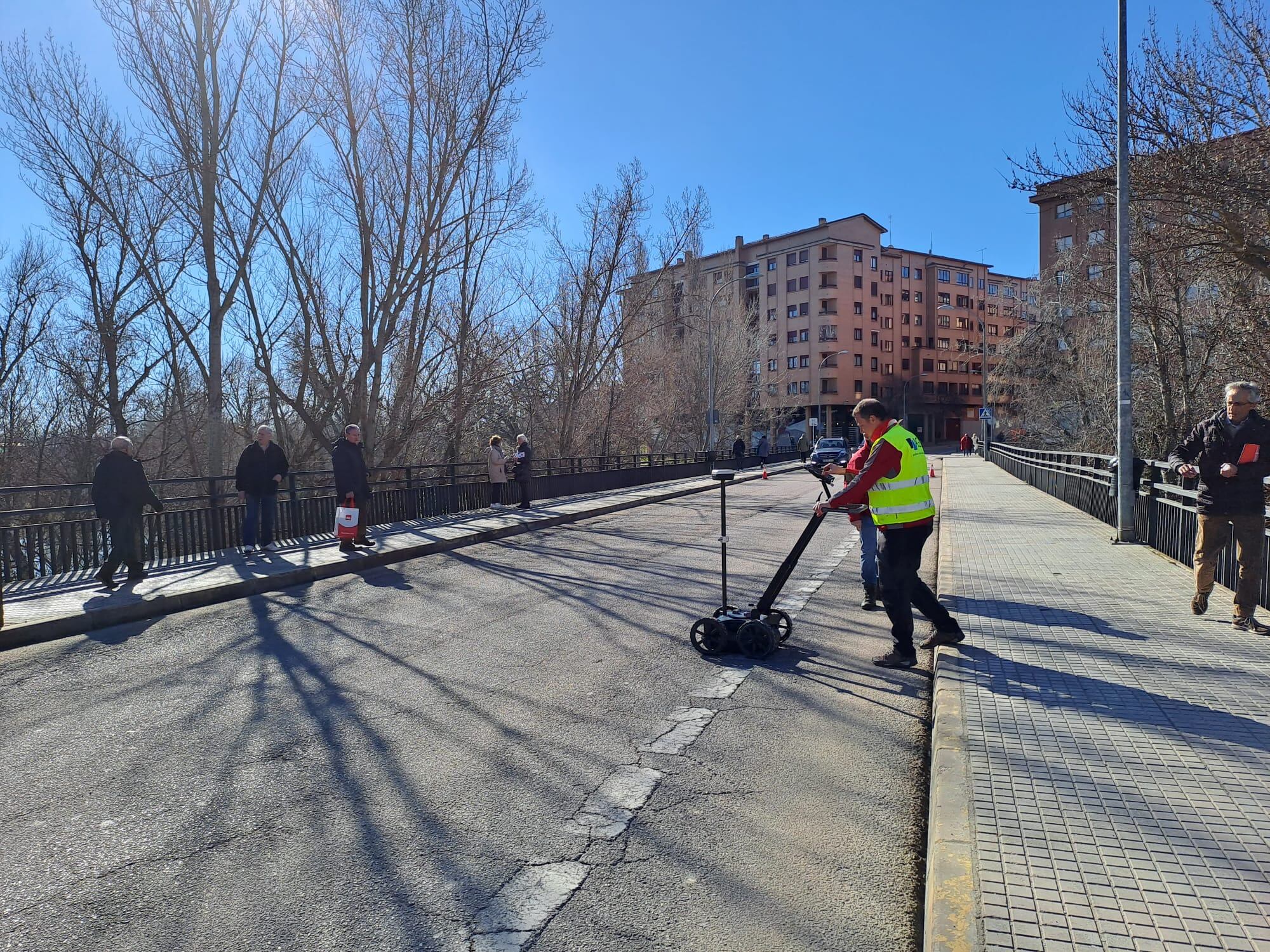 Comienzan los trabajos preparatorios de las obras del puente Bigar de Aranda