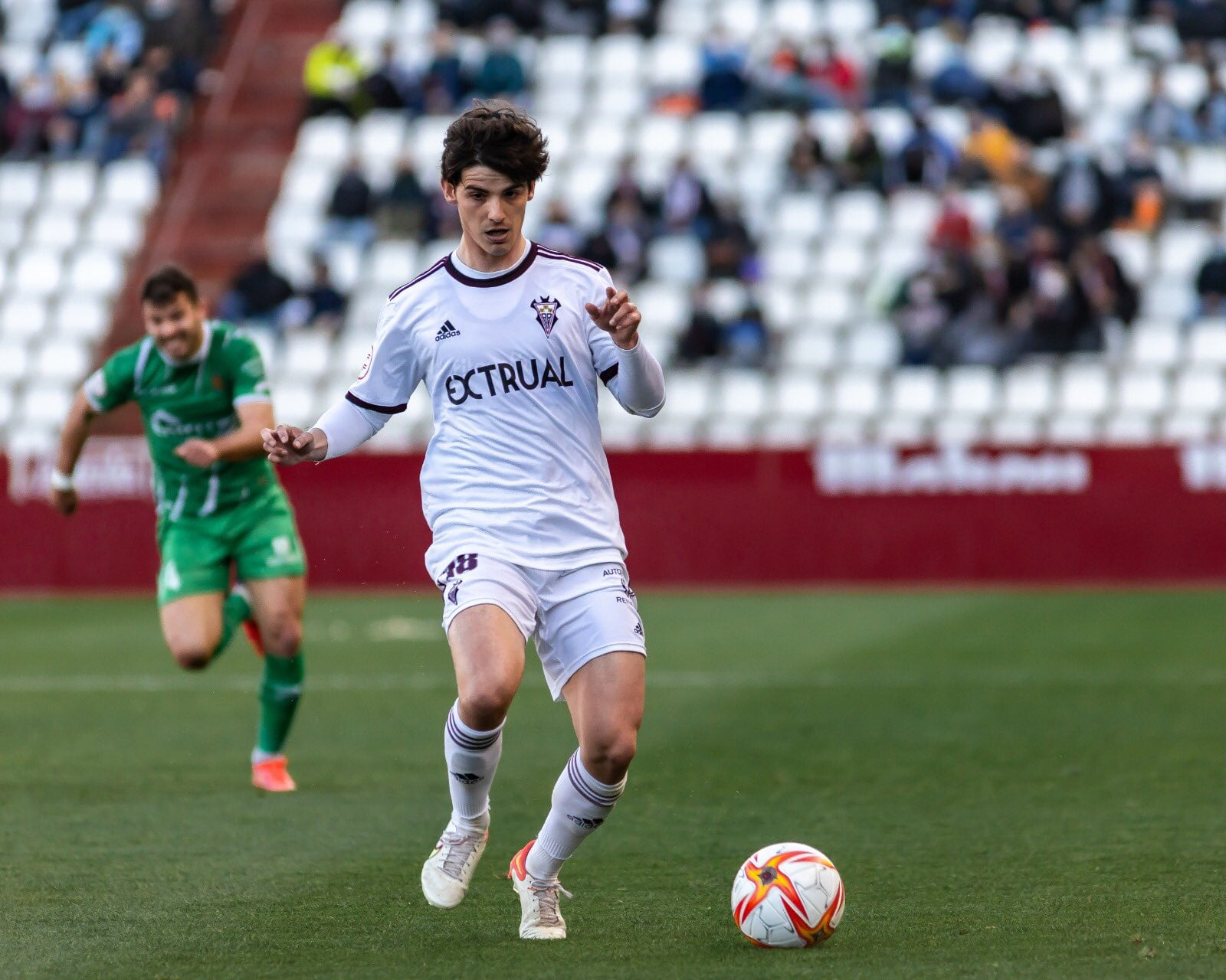 Imagen de archivo de Riki, en su debut con la camiseta del Alba