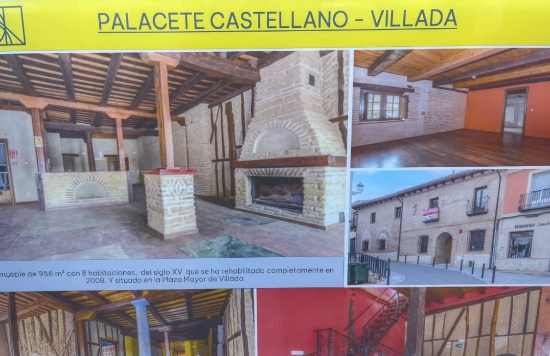 Anuncio de venta del palacete