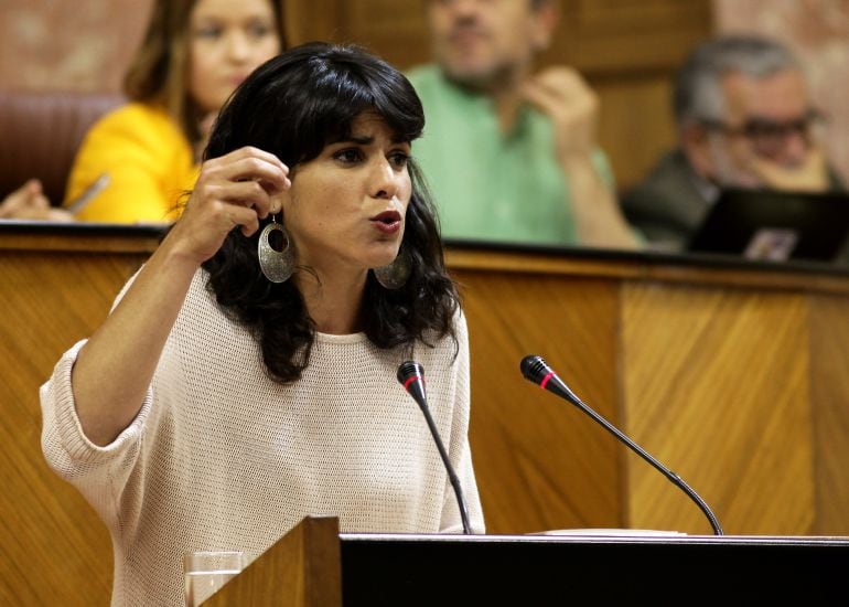 Teresa Rodríguez es la candidata de Adelante Andalucía en las elecciones andaluzas del próximo 19 de junio