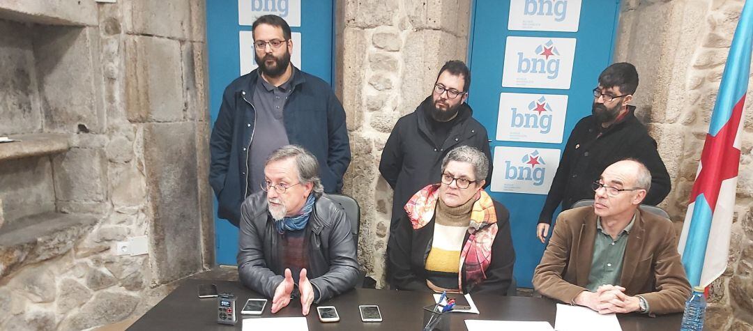 Rueda de prensa del BNg sobre el Área metropolitana de A Coruña