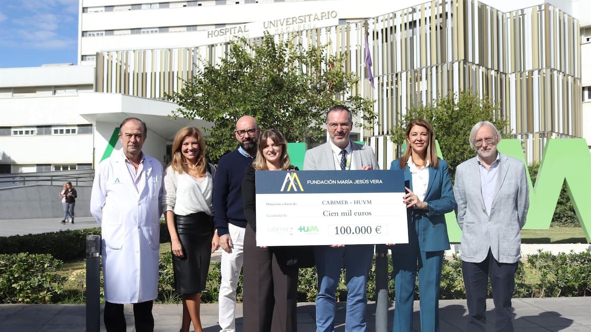 Una investigación en cáncer de mama metastásico del Macarena y Cabimer recibe una donación de 100.000 euros