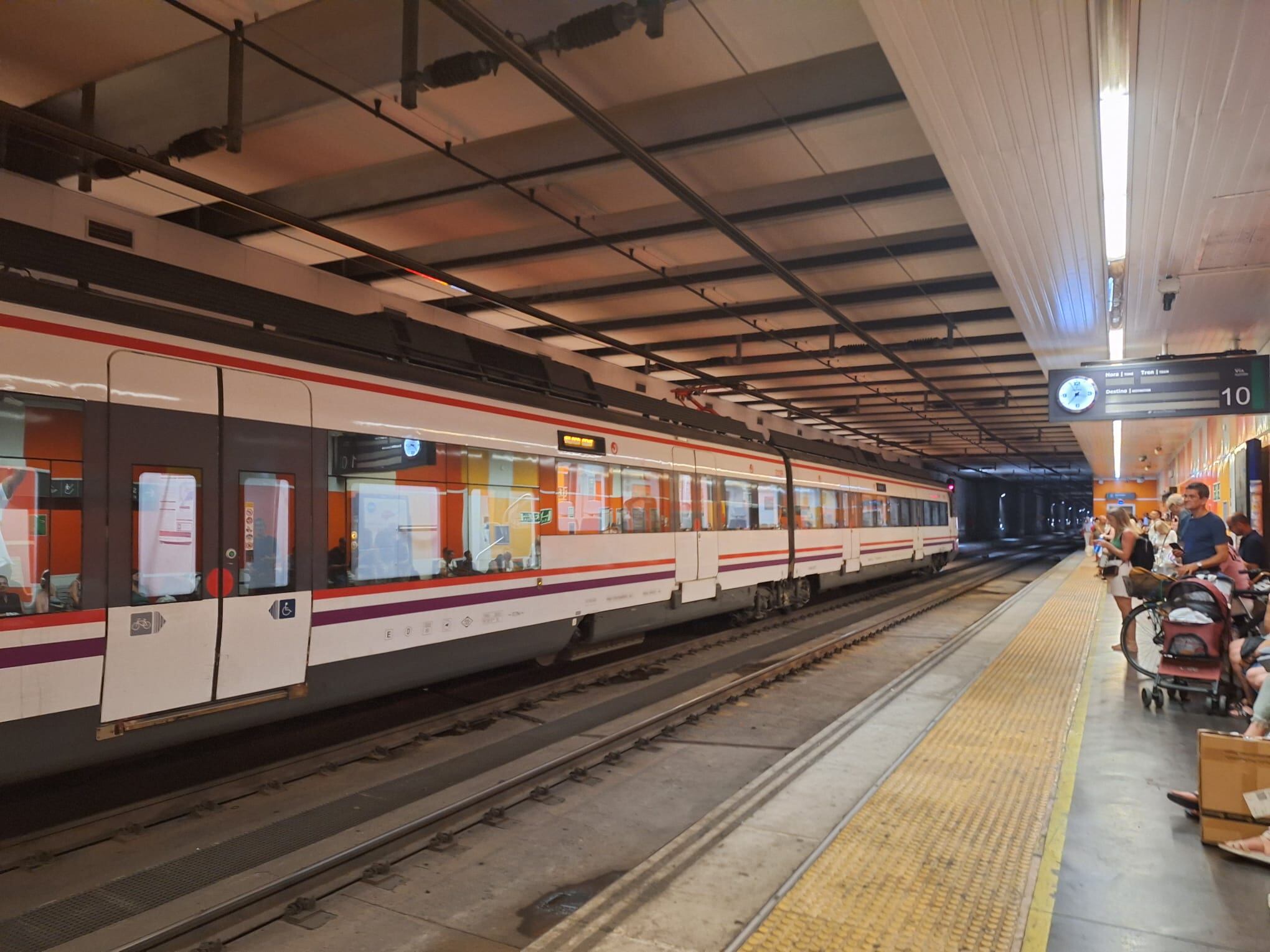 Situación de los Cercanía de Málaga este lunes