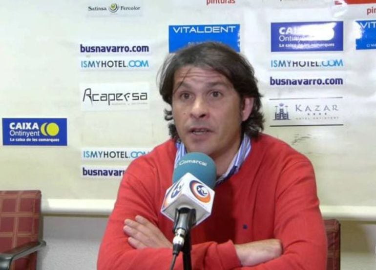 Miguel Ángel Mullor, entrenador de Ontinyent