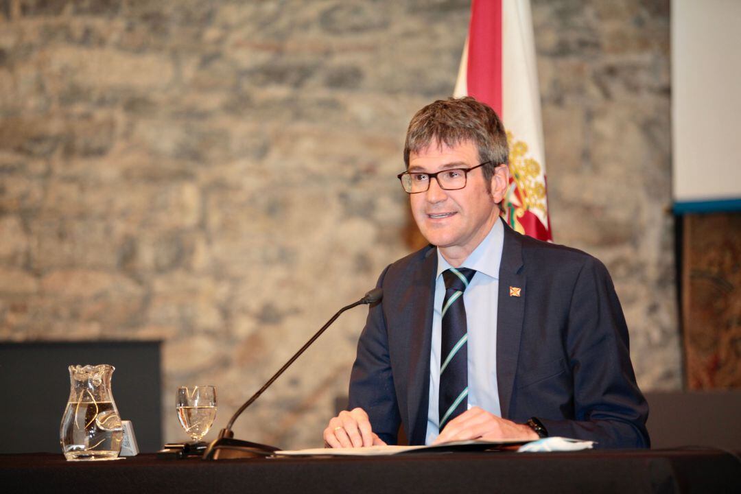 Gorka Urtaran durante su intervención.