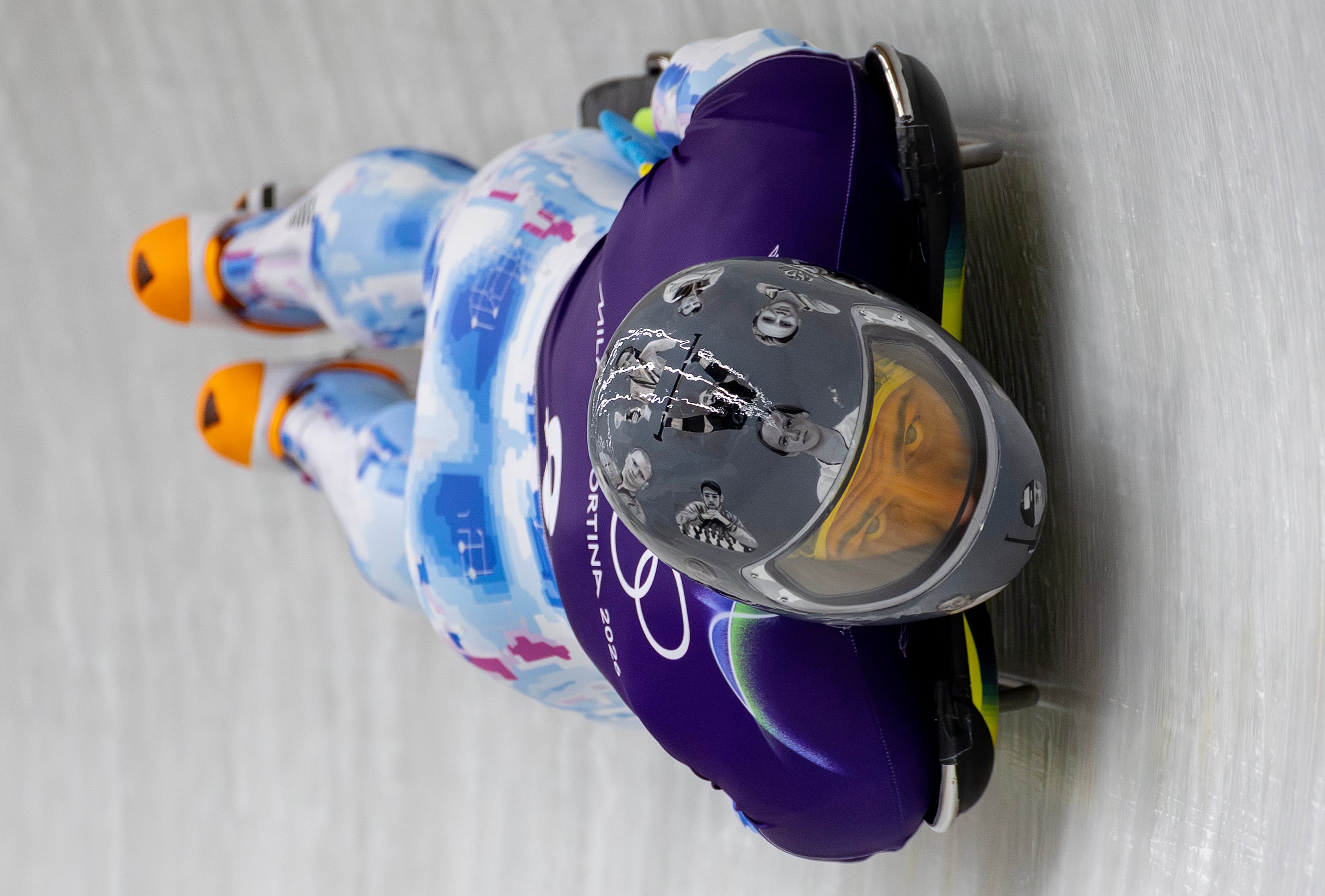 Vladyslav Heraskevych, durante su participación en los JJOO de Invierno