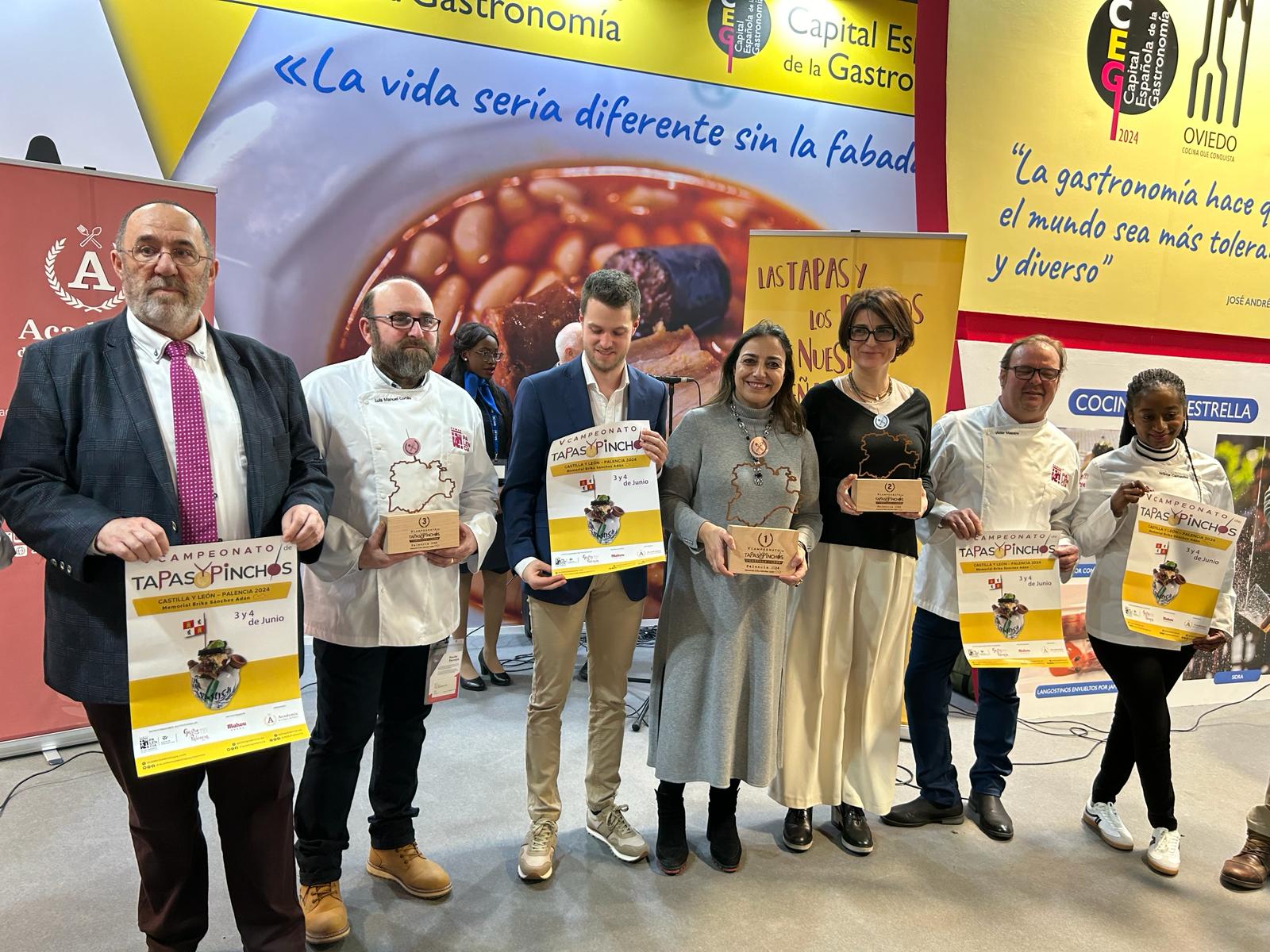 El V Campeonato de Tapas y Pinchos de Castilla y León se celebrará en Palencia los días 3 y 4 de junio con la participación de medio centenar de cocineros de la región